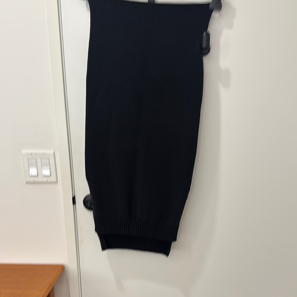 Black Knit Skirt